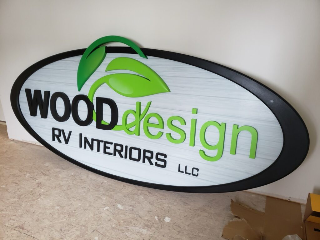 Dimensional Exterior Sign