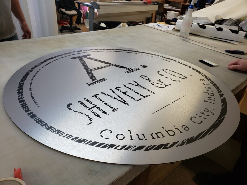 Custom Cut Panel Sign